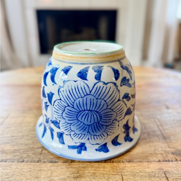 Vintage Blue and White Chinese Jardiniere Planter Pot - Picture 3 of 3